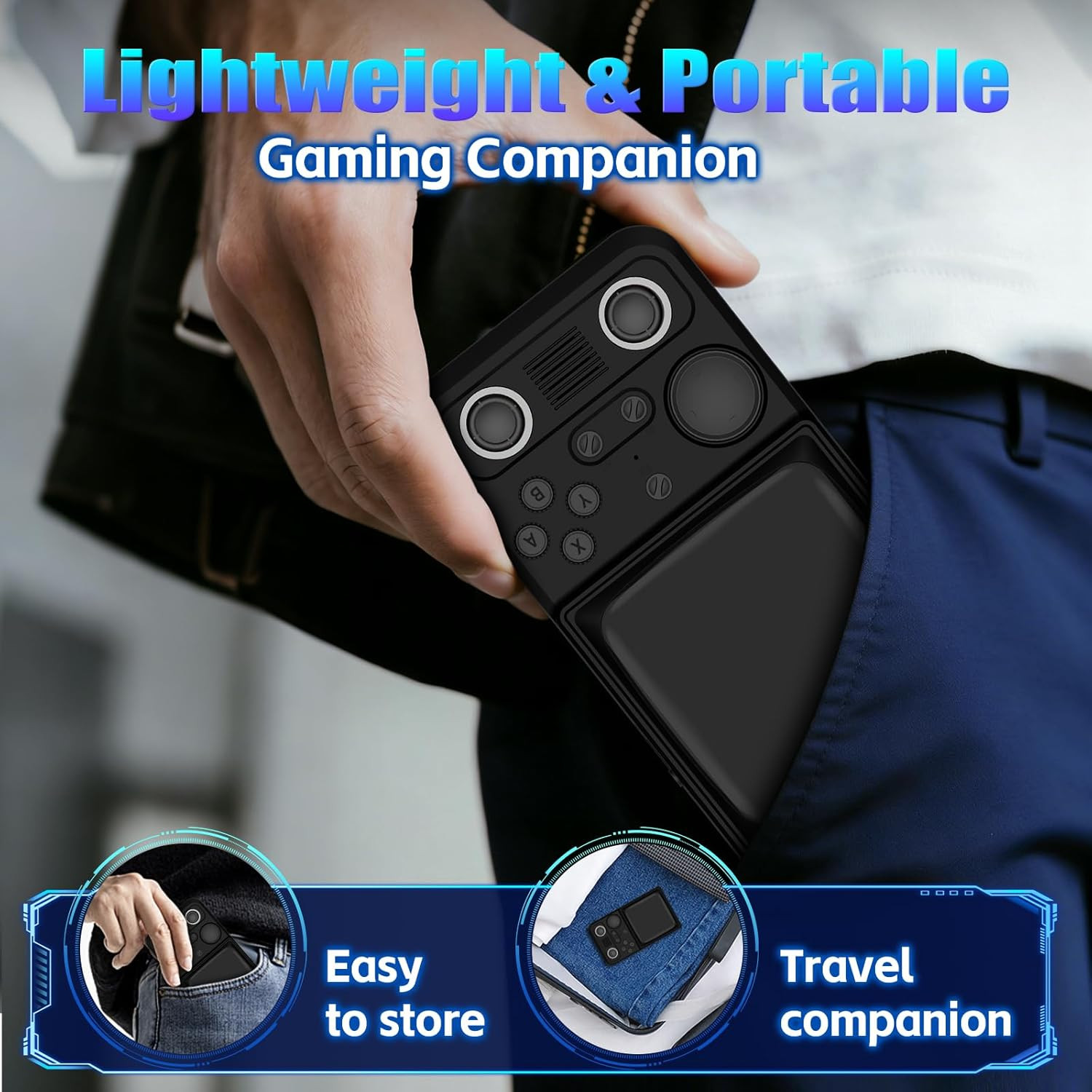 R36TMAX Retro Handheld Game Console, 64GB, 18000+ Games, WiFi Support