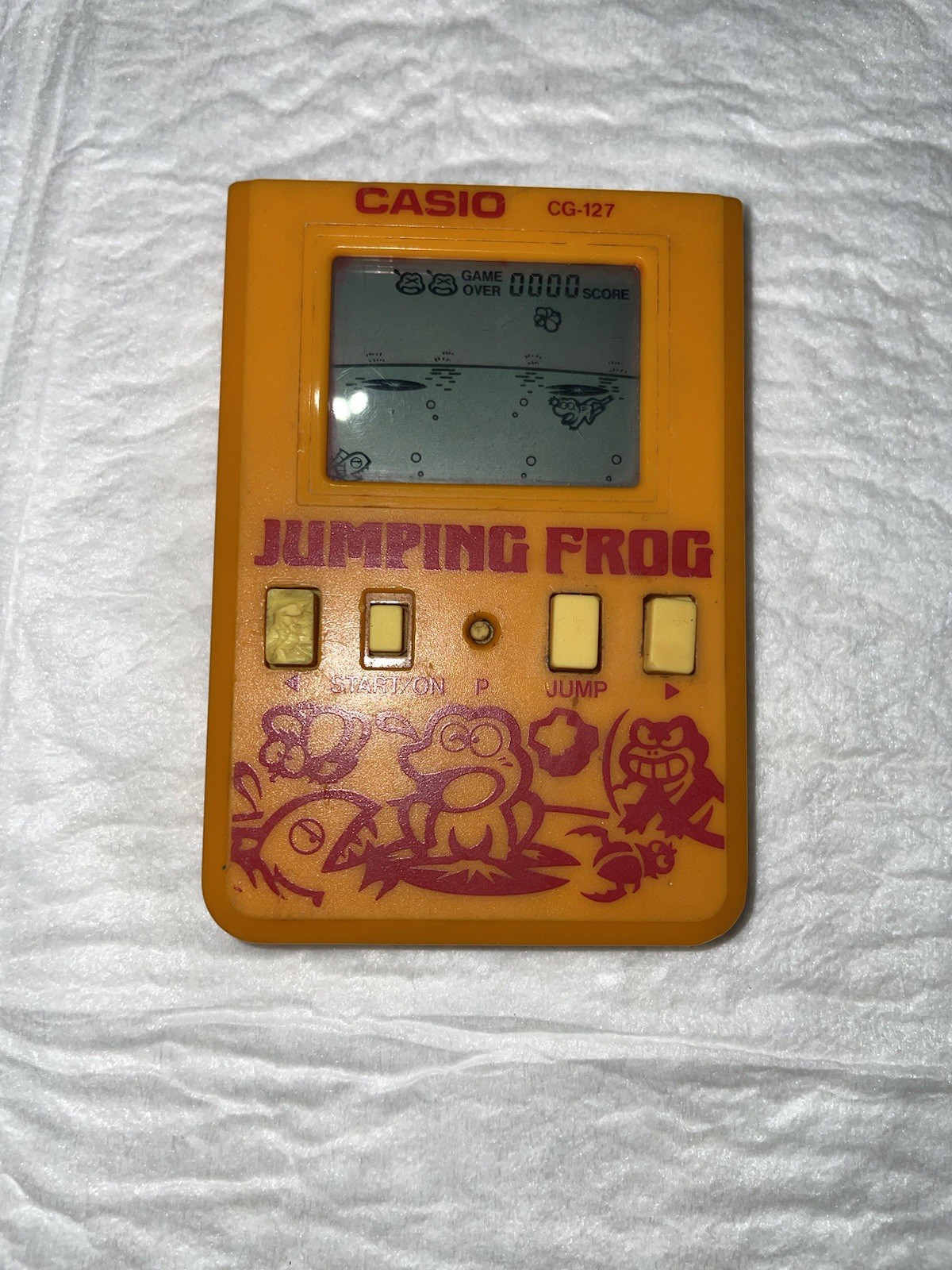1988 Casio Jumping Frog CG-127 Handheld LCD Electronic Game – Working Rare -read