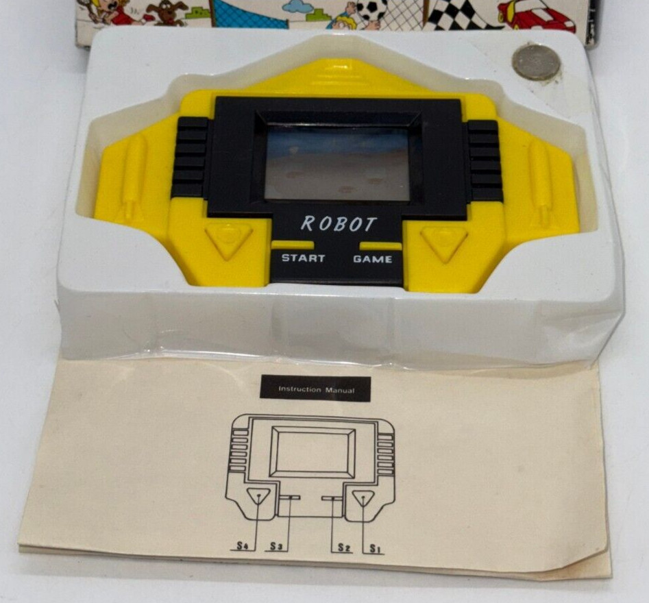 ROBOT – LCD Game & Watch Portable Console – 1990’s – DEADSTOCK – BOXED