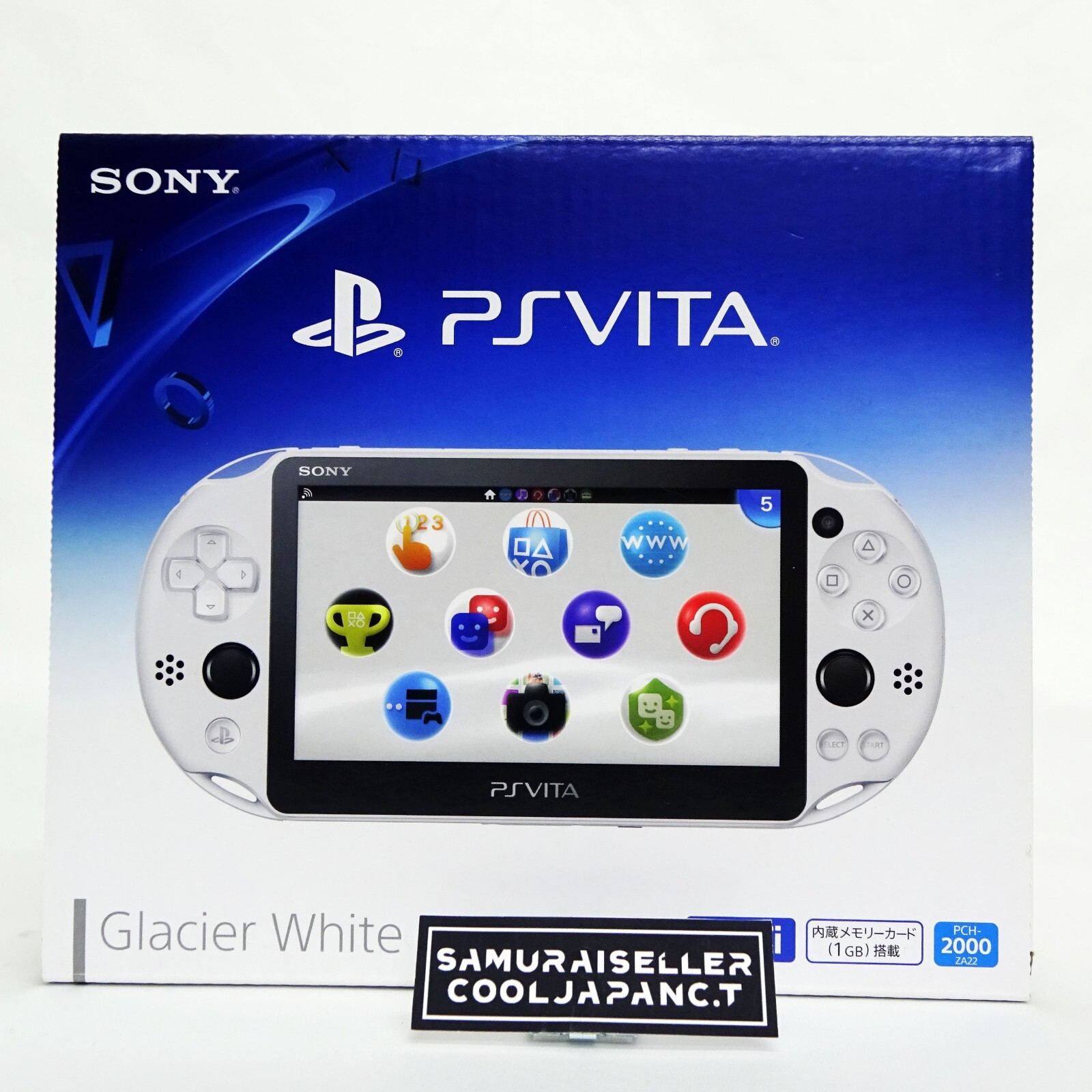 SONY PlayStation Vita Wi-Fi Model Glacier White PCH-2000 ZA22 PS Vita Japan NEW