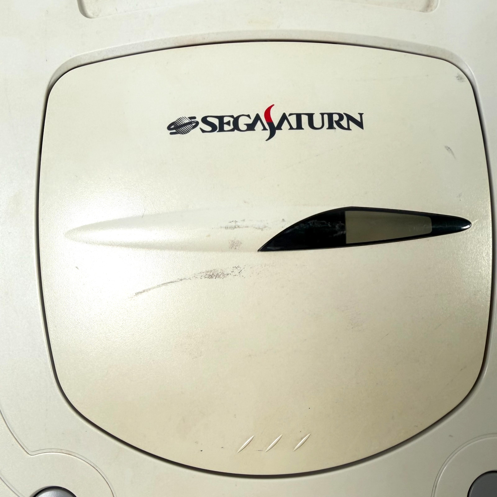 Sega Saturn Console HST-3220 White JAPANESE Tested Works *US Seller + Warranty*