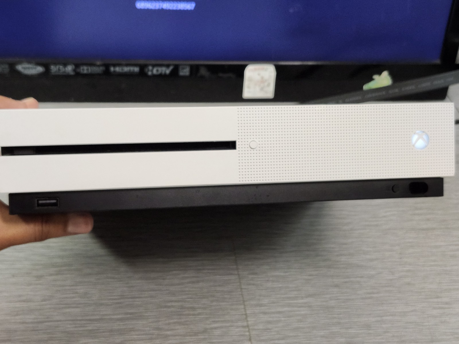 Microsoft Xbox One S 500GB Console Model 1681 White AS-IS Parts Repair Only