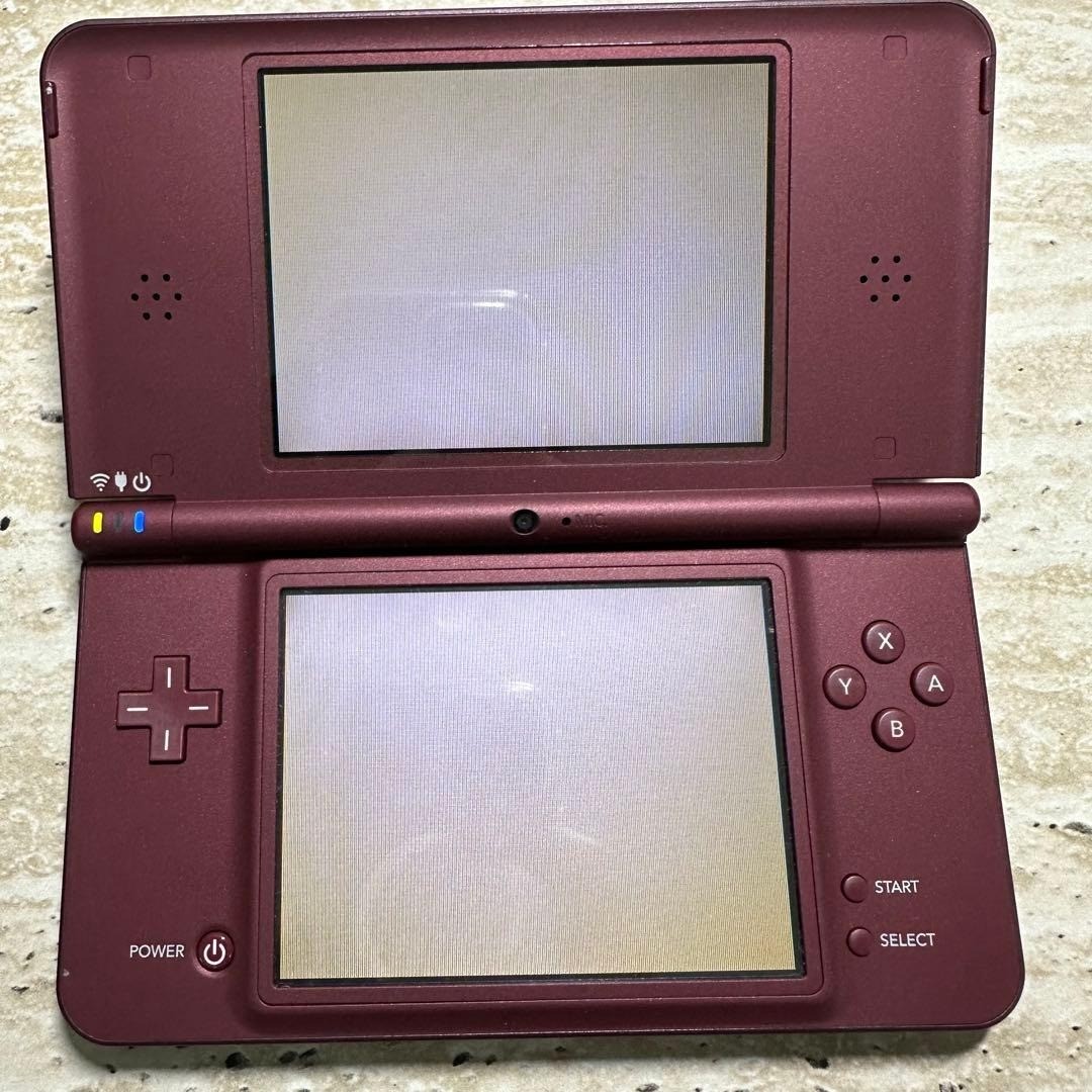 Nintendo DSi LL Wine Red Console Boxed Tested Working 6586
