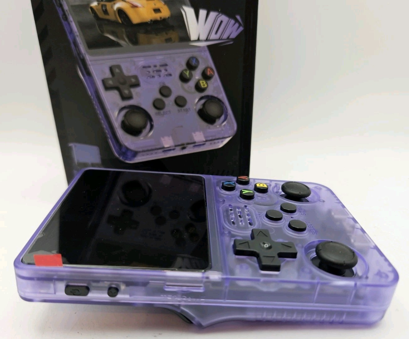 R36S Retro Handheld Console 64GB Purple WiFi Linux PSP N64 PS1 NDS GBA New