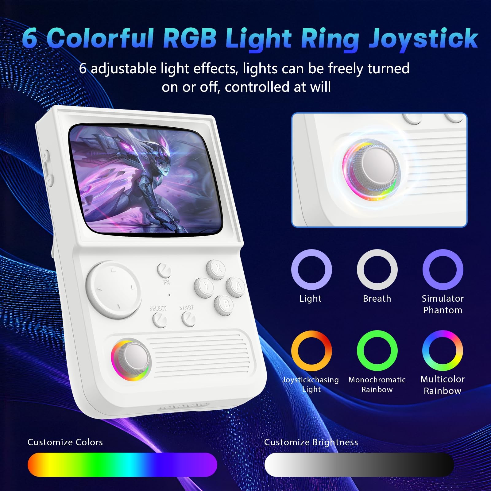 R36T Retro Handheld Game Console, Portable Retro Gaming Console with 3.5” CRT…