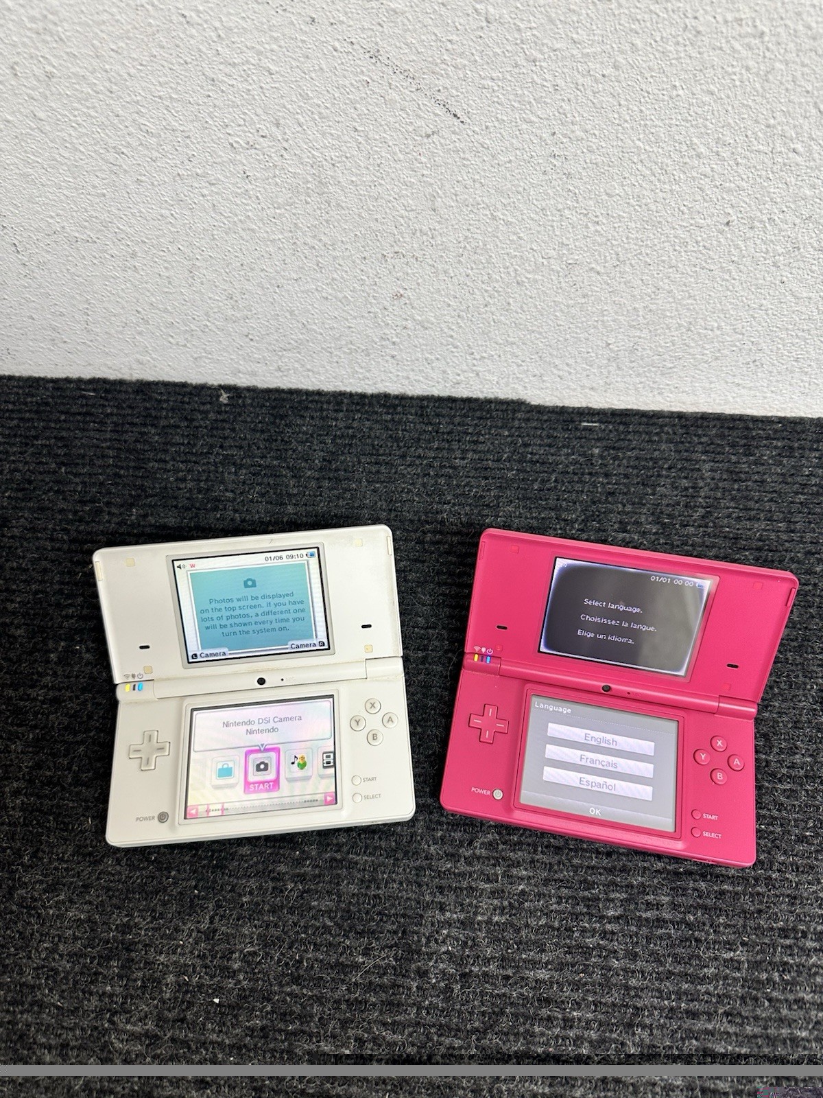 Nintendo DSi Pink And White Console Japan Model Defects