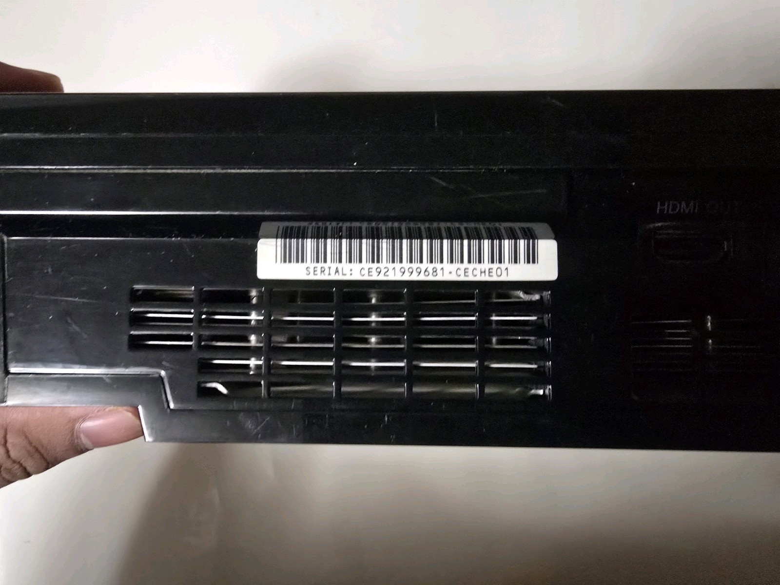 Sony PlayStation 3 80 GB Backwards Compatible PS3 CECHE01 2008 Read description