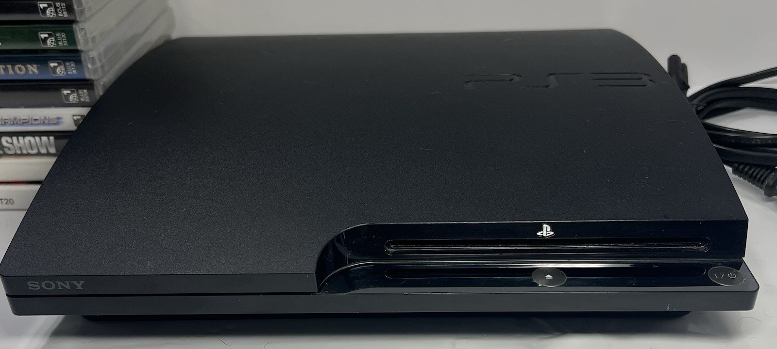 Sony PlayStation 3 Slim 150GB Black Console Call of Duty 23 Mint ConditionGames