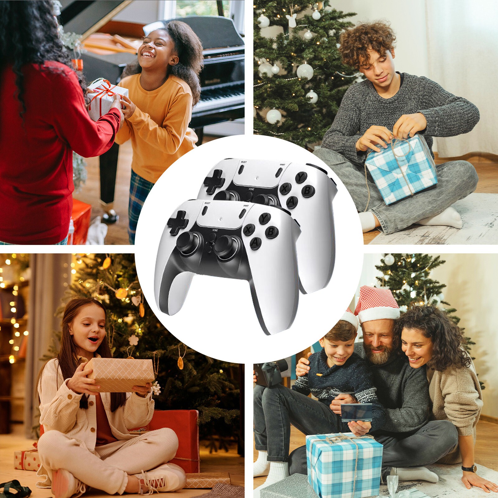 4K 64G HDMI TV Video Game Stick M15 Gaming Console Gamepad 2 Wireless Controller