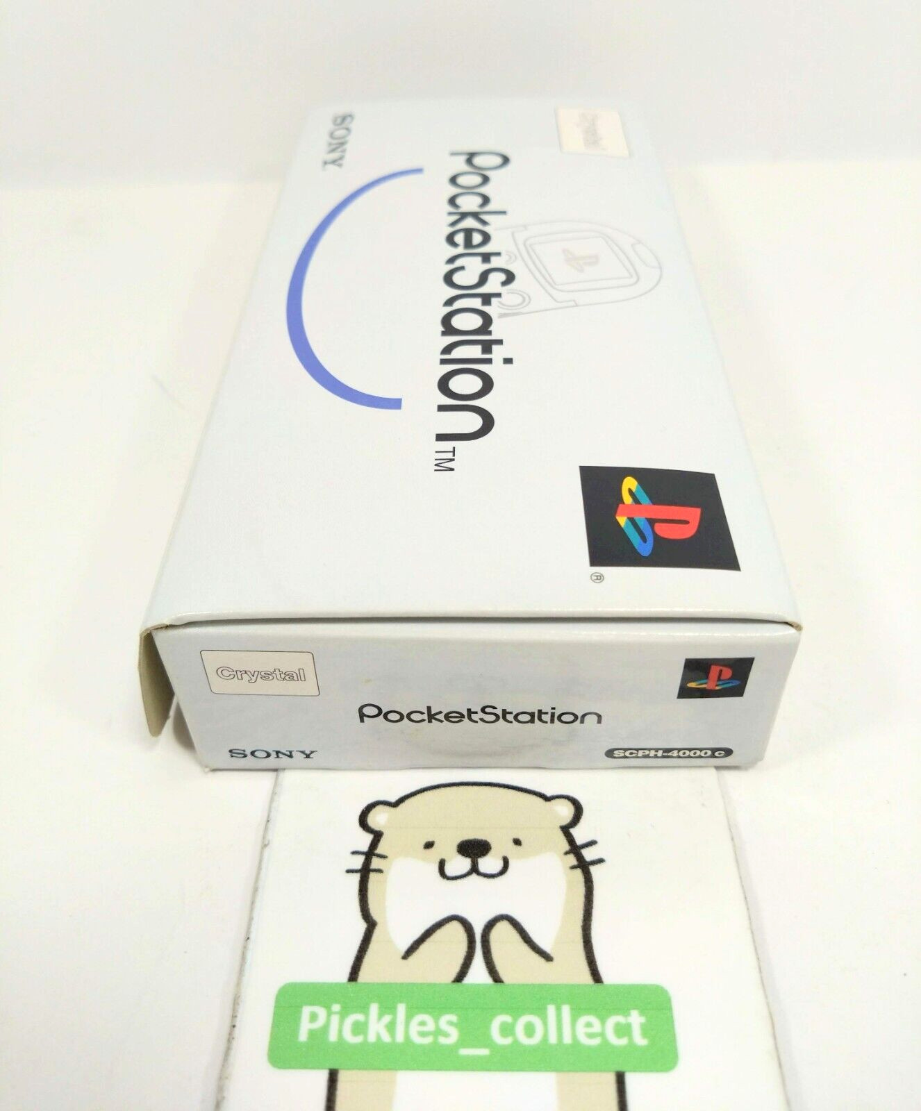Open Box Pocket Station Clear SCPH-4000 w/Box Tested Sony PlayStation PS2 0217A