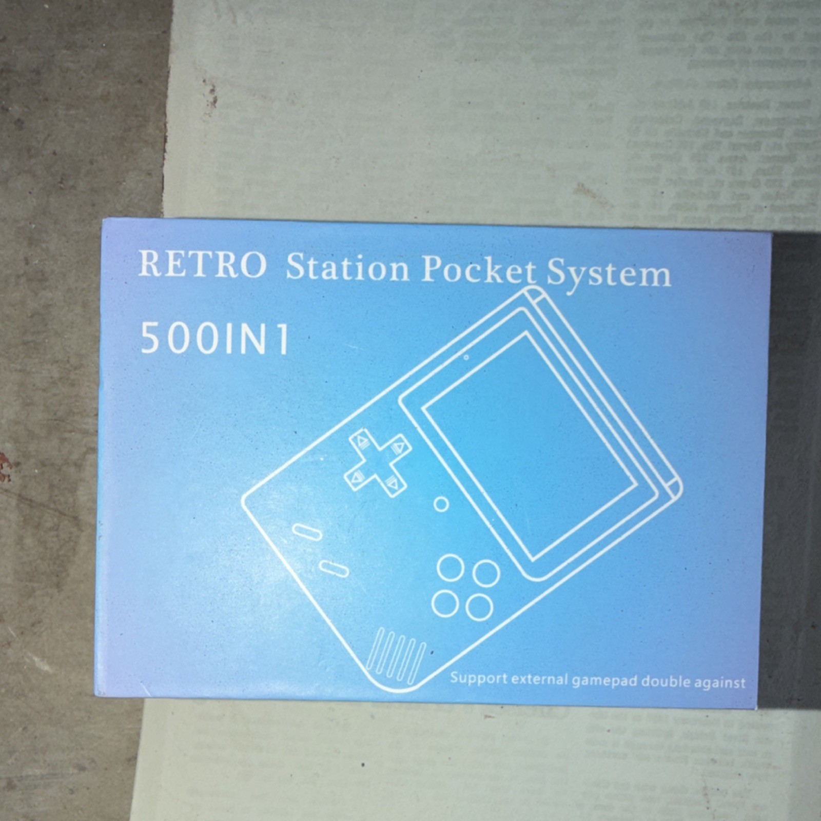 RETRO Station Pocket System 500IN1 Black Red Gold USB-A RCA Handheld Console