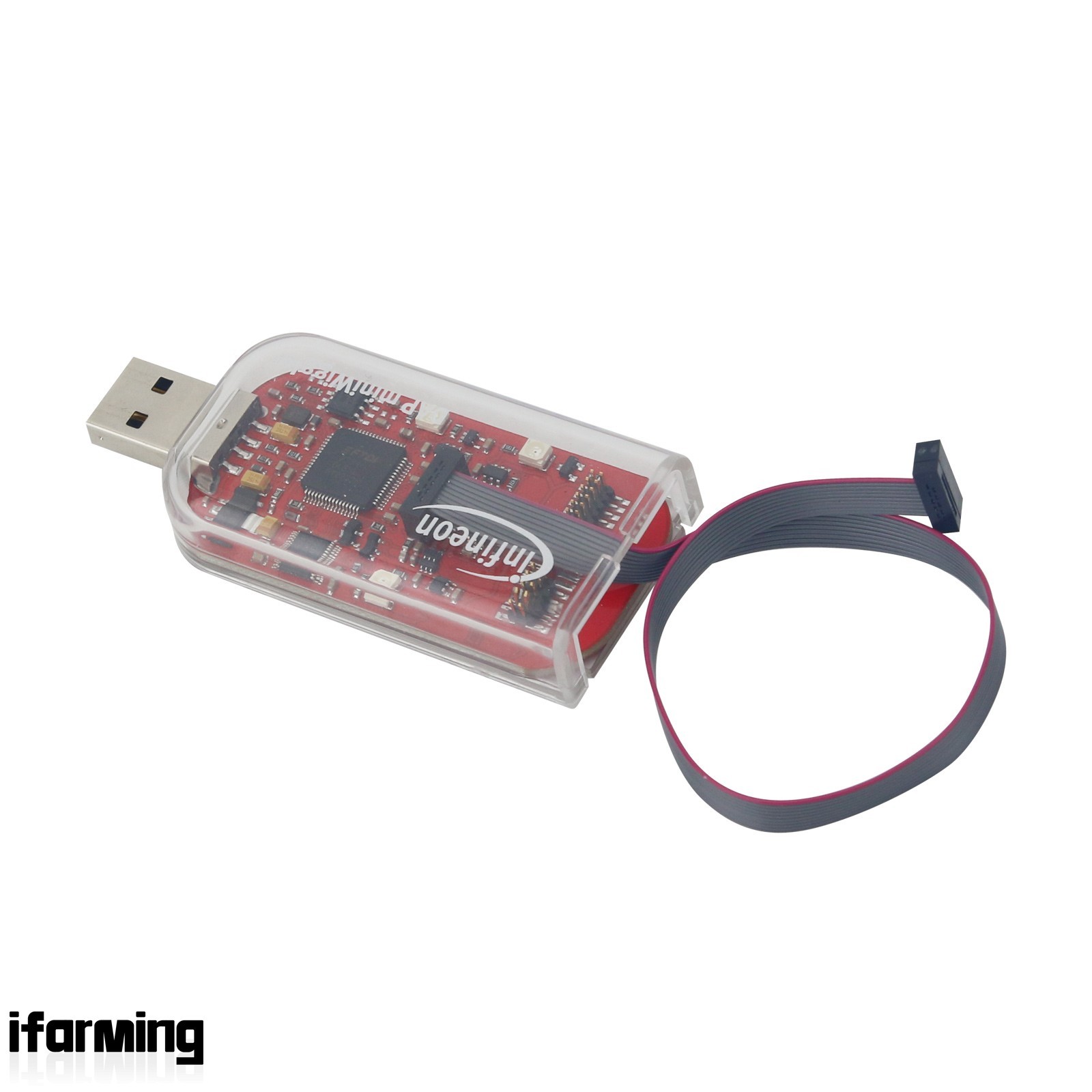 DAP Miniwiggler V3.1 USB Interface Emulator for MCU Debugging Tool for INFINEON