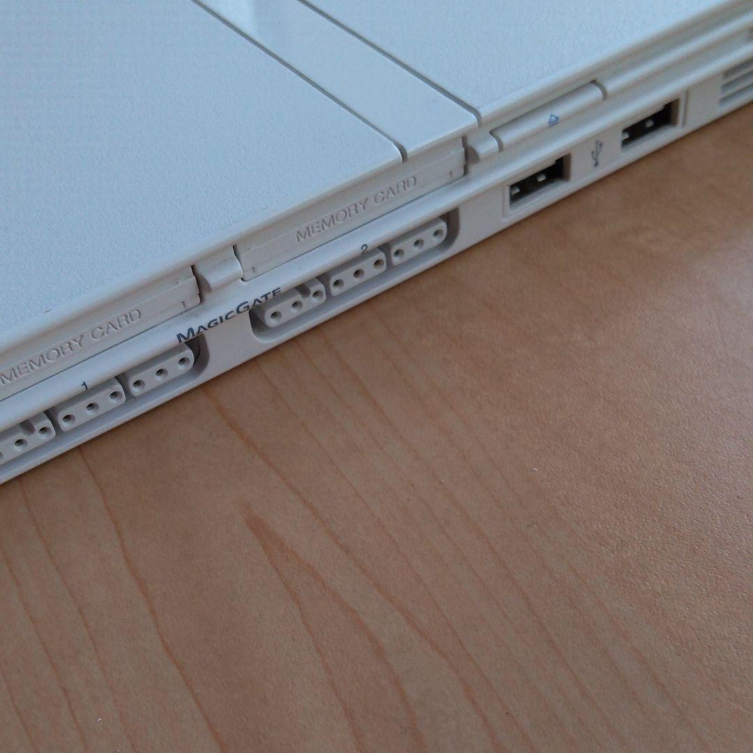 PS2 Slim Console System Ceramic White Controller SCPH-75000 Playstation 2 SONY