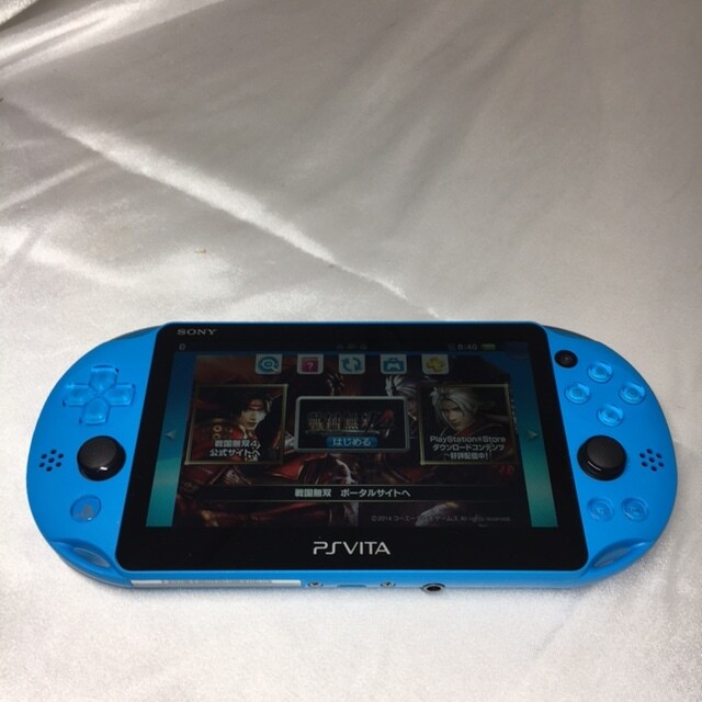 PlayStation PS Vita Wi-Fi Console Aqua Blue PCH-2000ZA23 from Japan region free