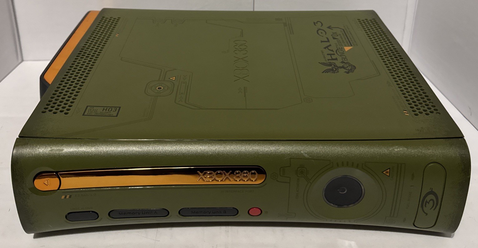 Halo 3 Xbox 360 Console w 20GB HDD NXE 7363 Serviced 👀 Clean w OEM Controller