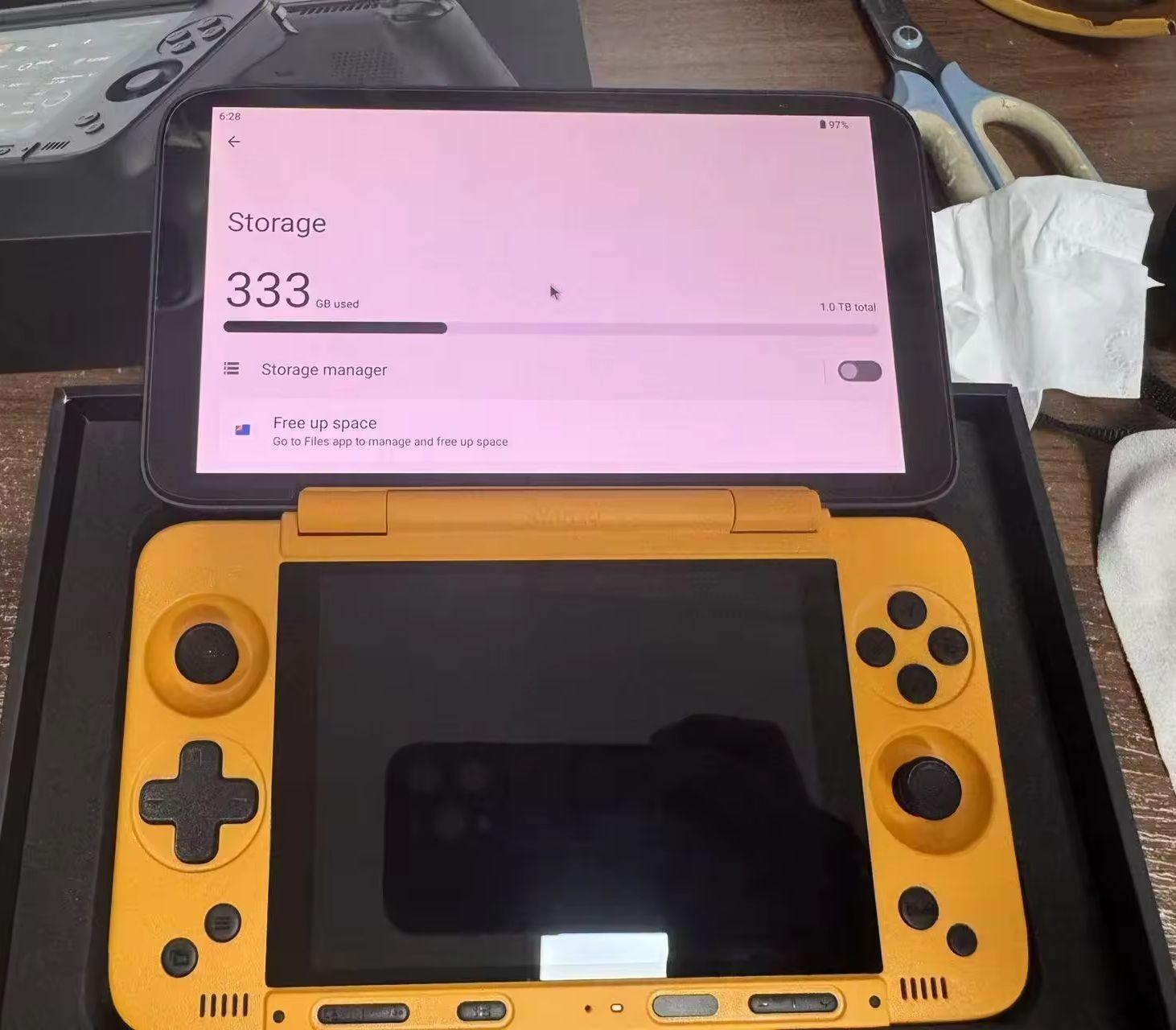 AYANEO Pocket DS 16+1TB “Retro Gray” LIMITED EDITION + Case + Extra Accessories