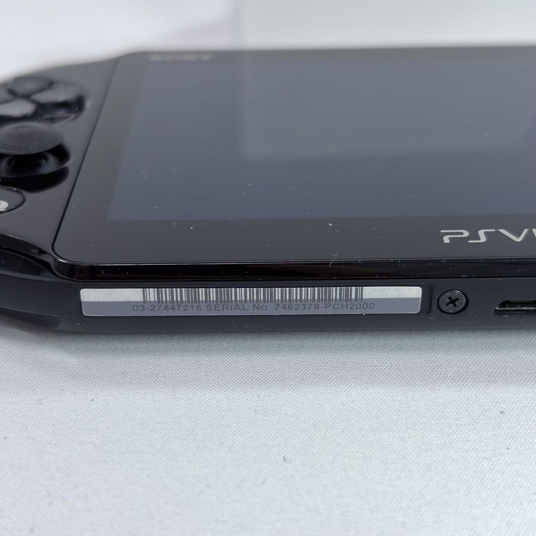Sony PS Vita PCH-2000 ZA11 Black w/Box Wi-Fi Slim Console Japan s1341M