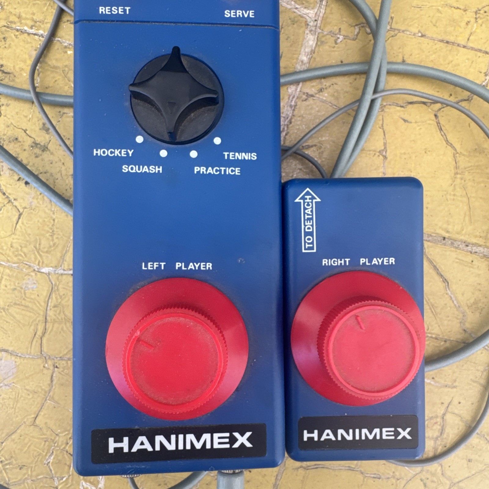 CIB Tested Works Vintage HANIMEX 666S Pong TV Tennis Video Game System Retro