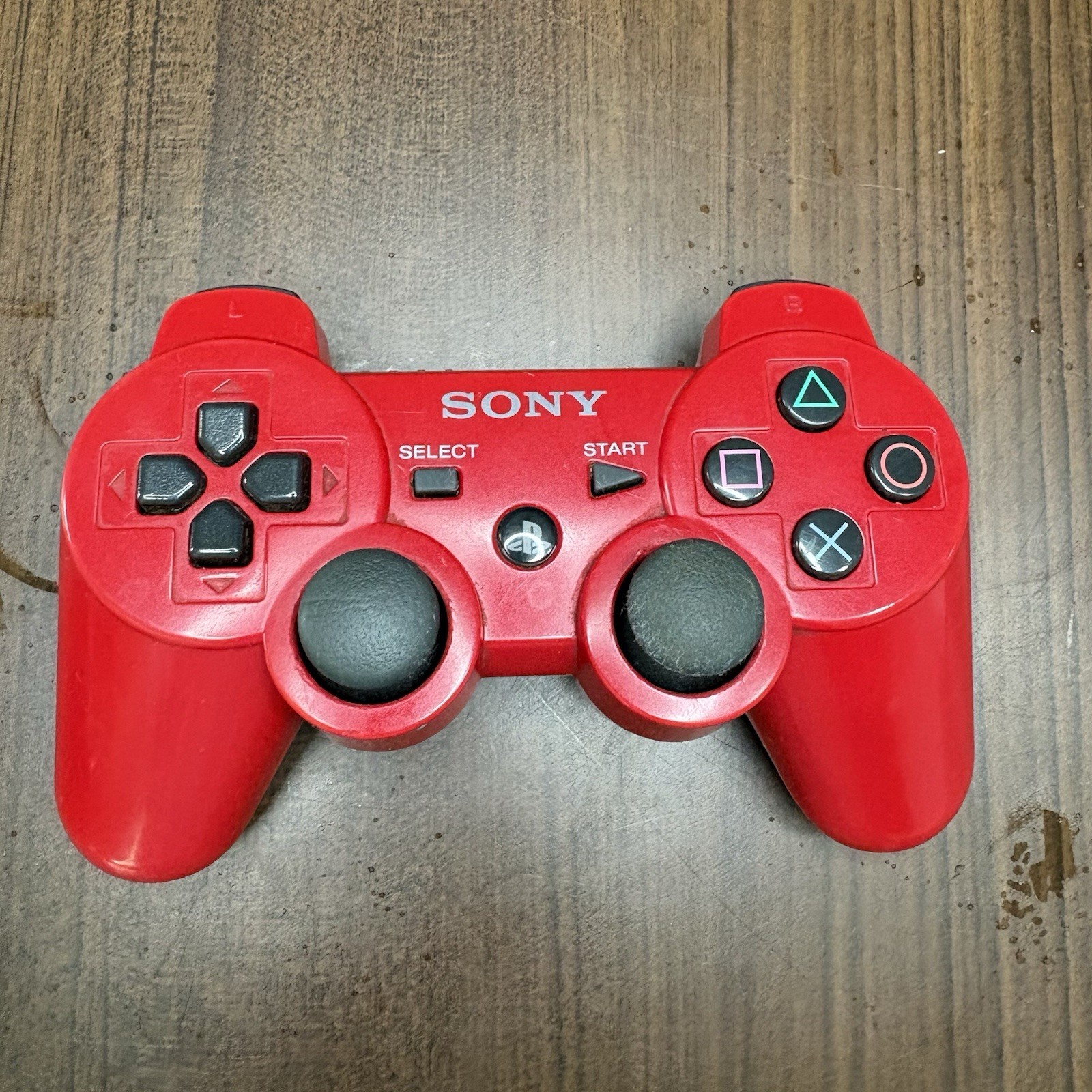 Sony PlayStation 3 CECH-4001B Console w/Red DualShock 3 Controller Tested