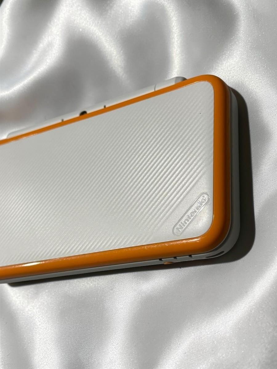 [EXC] New Nintendo 2DS XL LL White Orange Console Stylus Japanese ver w/Box