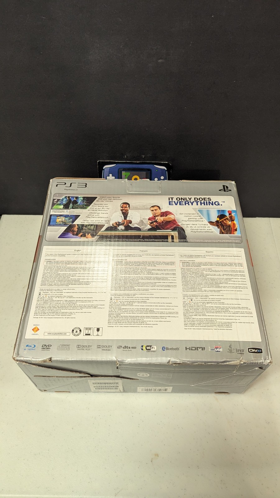Sony PlayStation 3 PS3 Console Slim 320GB CIB CECH-3001B CIB COMPLETE TESTED
