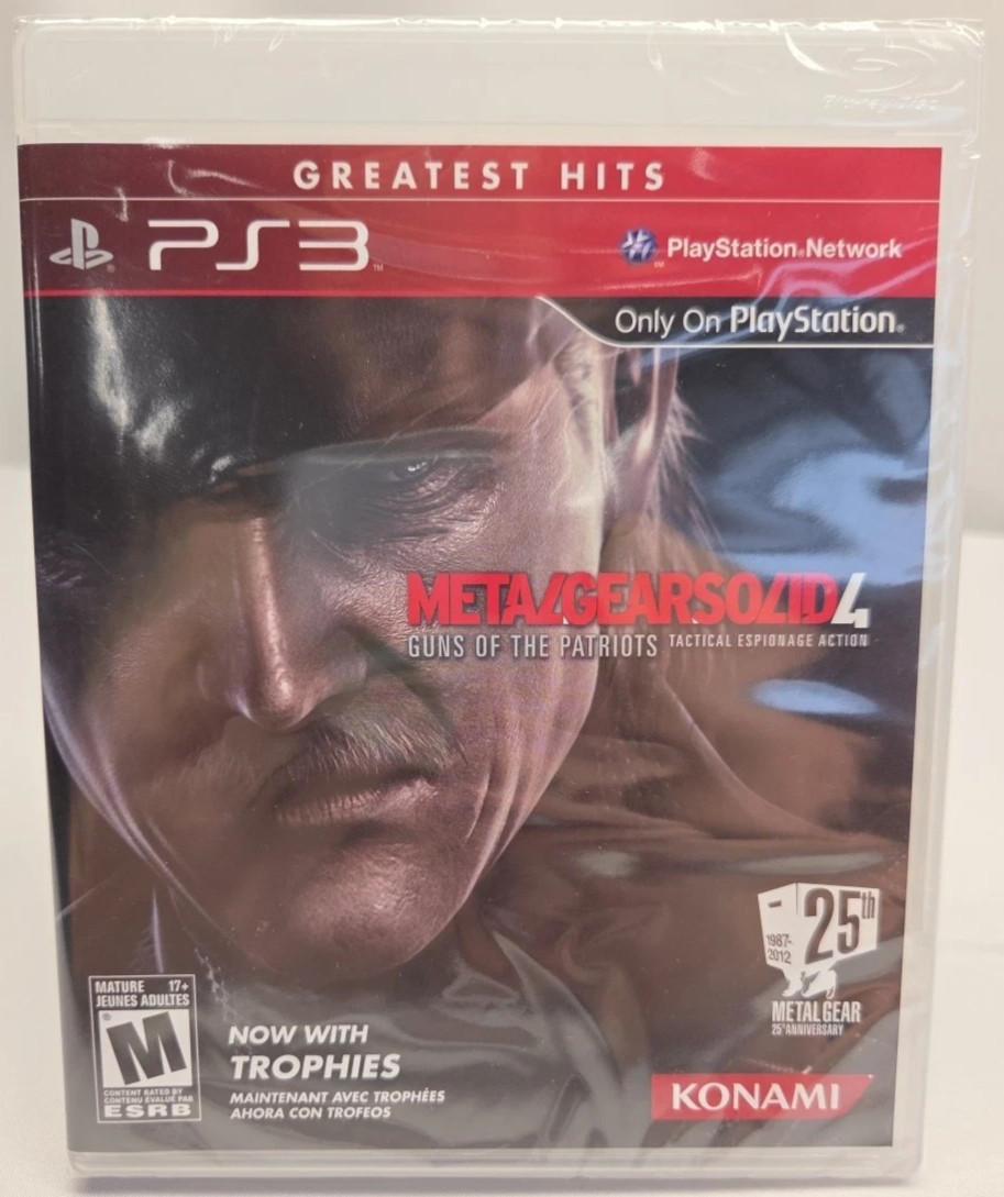 Metal Gear Solid 4: Guns of the Patriots (Greatest Hits) PS3 New Special (2008)
