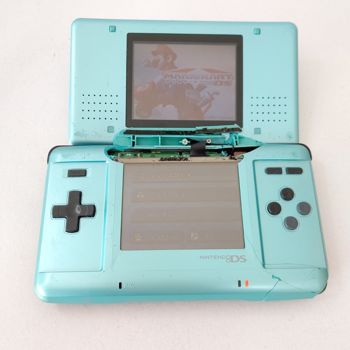 Nintendo DS Turquoise Blue NTSC-J For Parts Repair AS-IS Japan