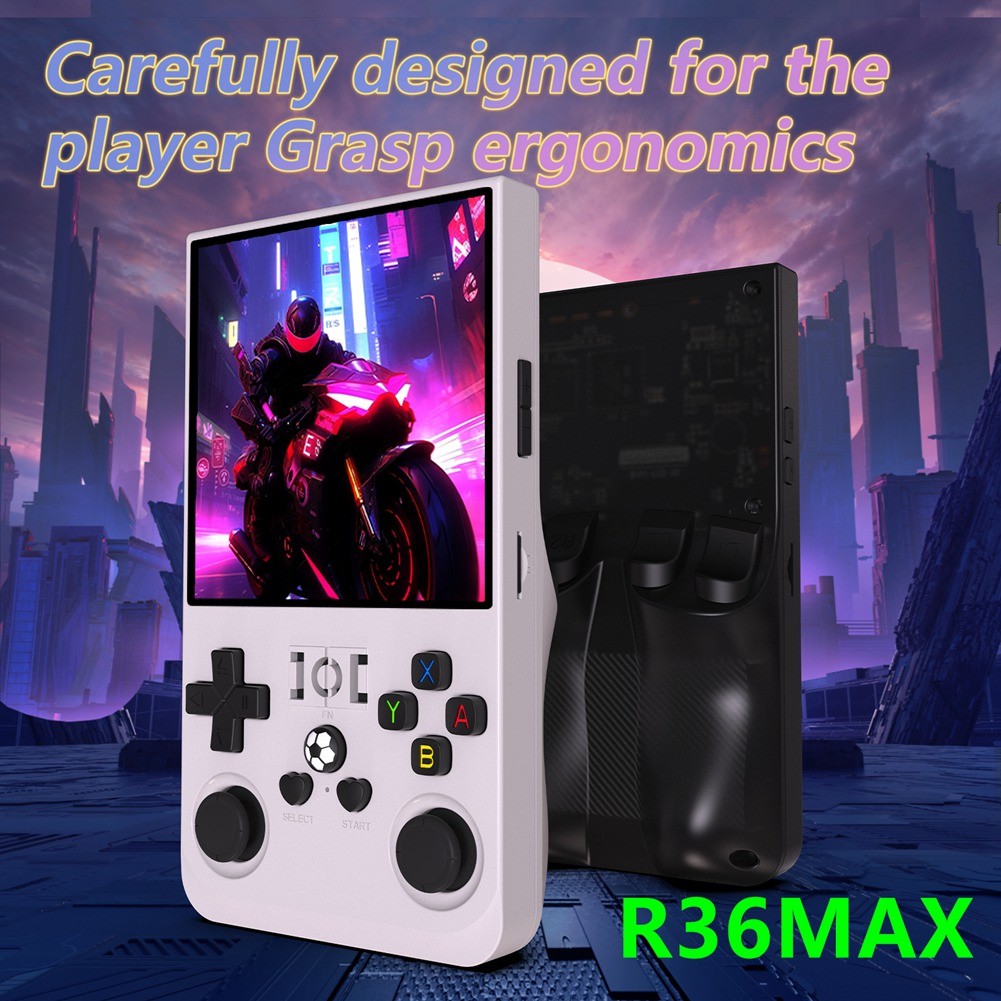 R36MAX 128GB 4.0″” IPS Screen Retro Portable Game Console L3786