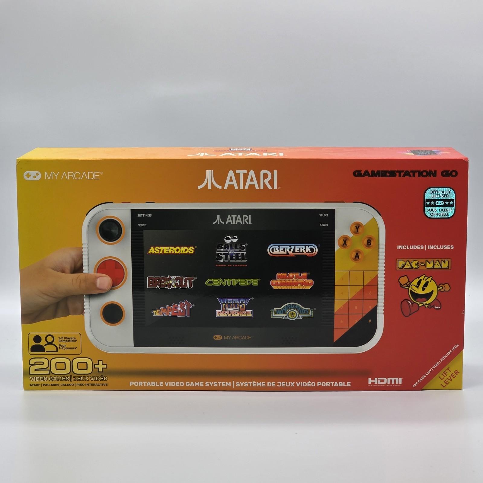 Atari My Arcade Gamestation Go Bundle Handheld Gaming Console 200+ Games