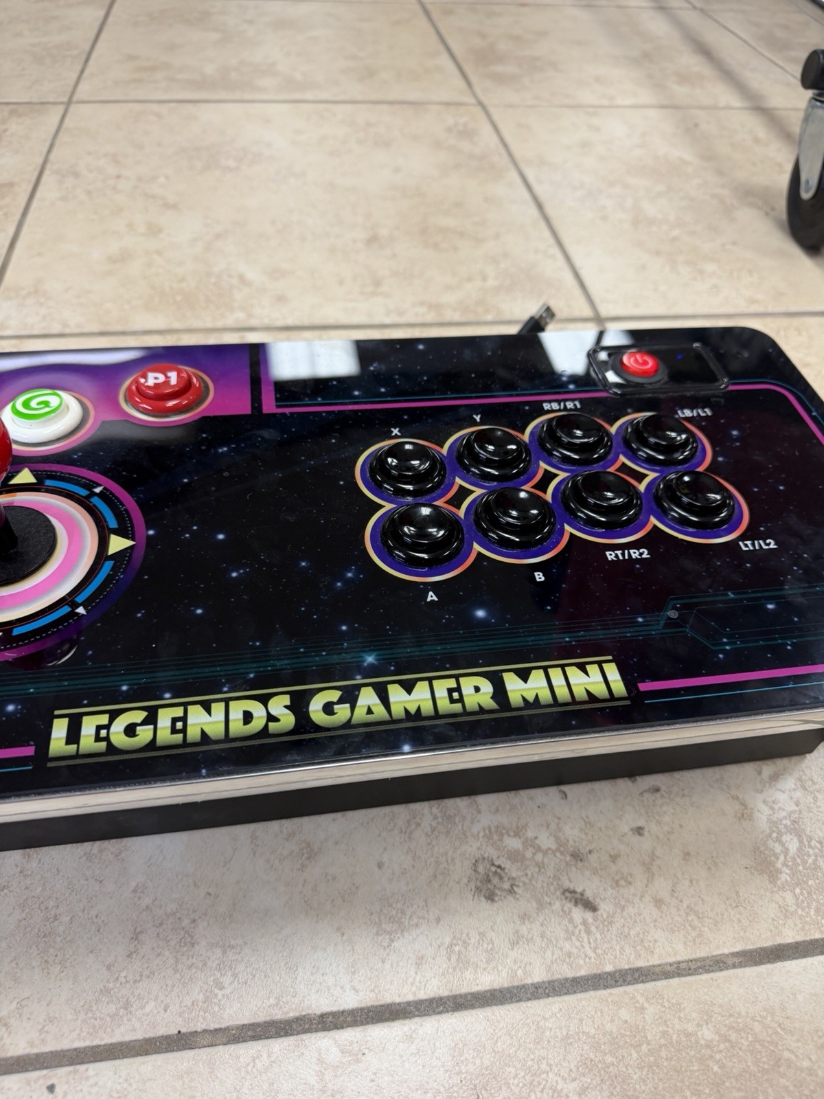 Legends Gamer Console Tabletop Arcade Mini Gamer Video Game Console W/Power Cord