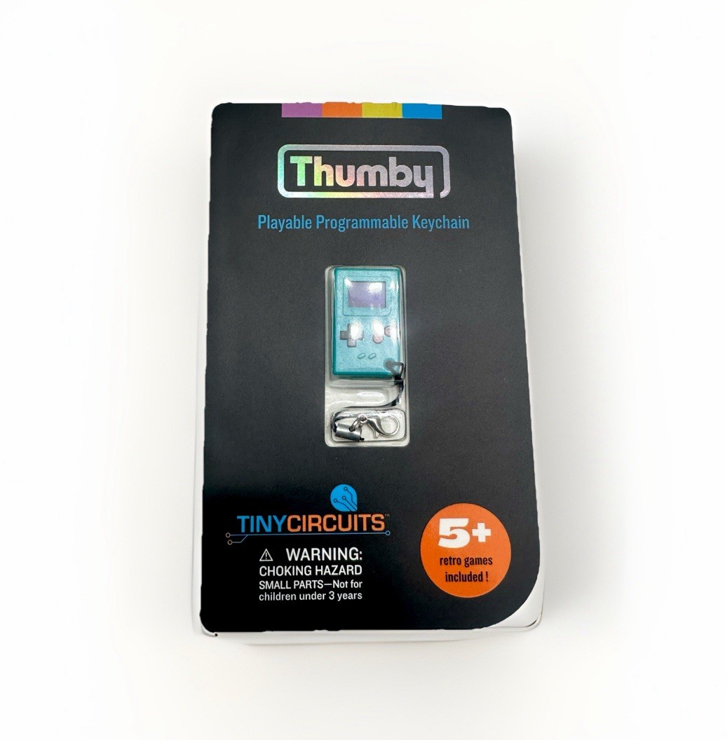 Thumby Tiny Playable Keychain Video Game System Console Kickstarter Circuits