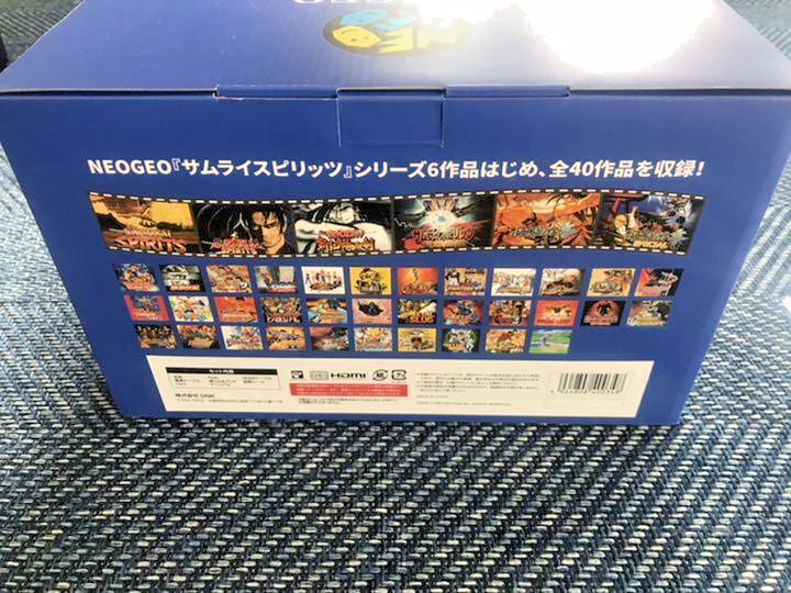NEOGEO mini Samurai Spirits Limited Tachibana Ukyo Blue Set 40 Titles Console