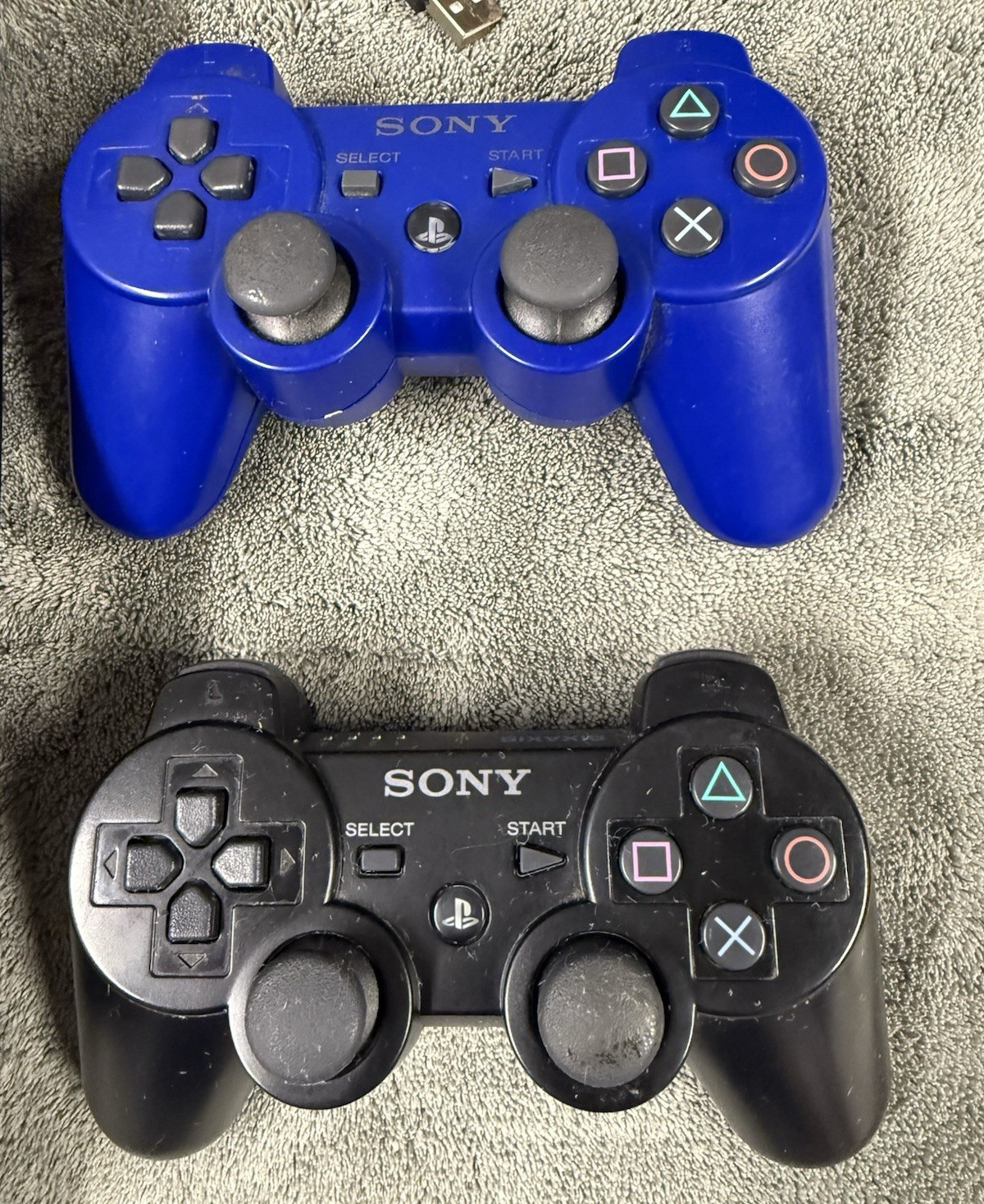 Sony PS3 Slim CECH-2001B 250GB Black Console + 2 Controllers Tested Working