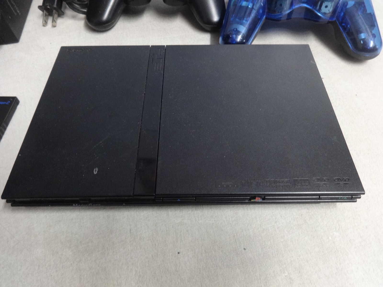 OEM Sony PS2 SLIM Video Game System Console Bundle Set Playstation-2 SCPH-70012
