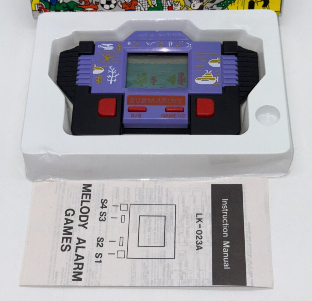 SUBMARINE – LCD Game & Watch Portable Console – 1990’s – DEADSTOCK – BOXED