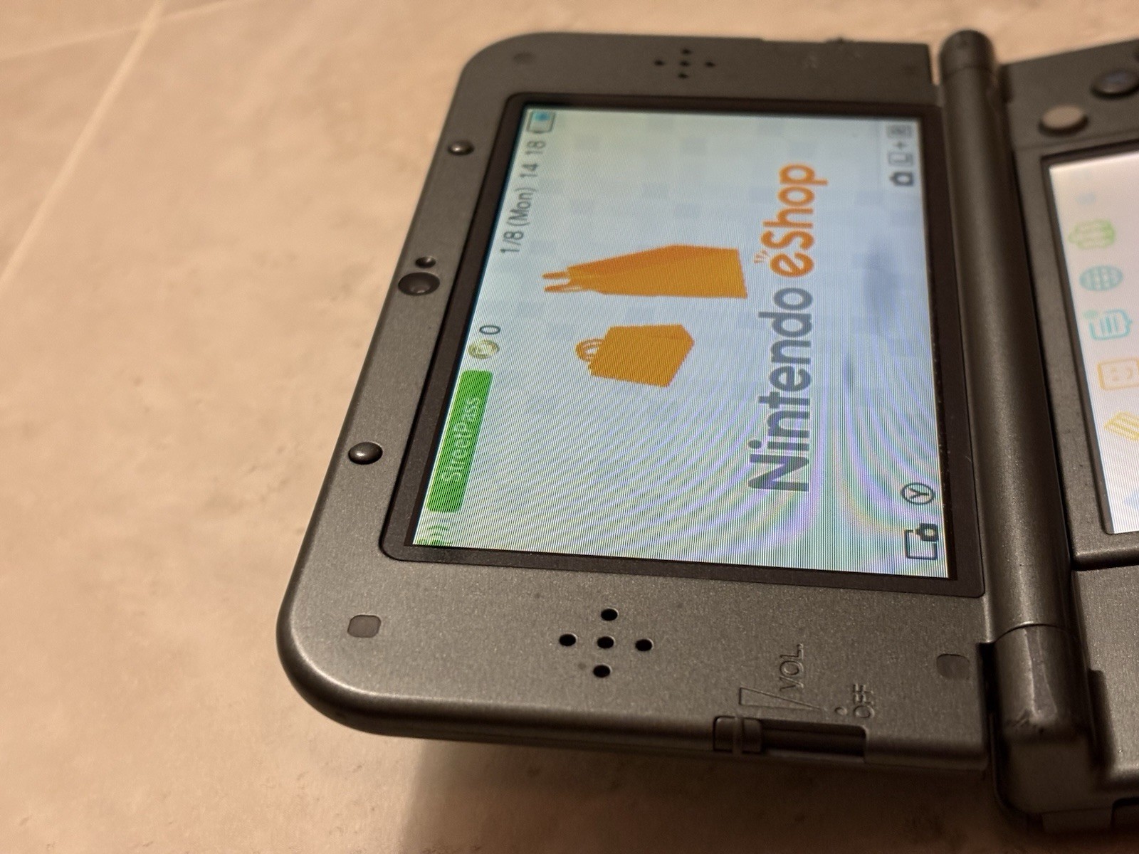 New Nintendo 3DS LL XL Metallic Black Region Free USA Seller Top IPS Very Good