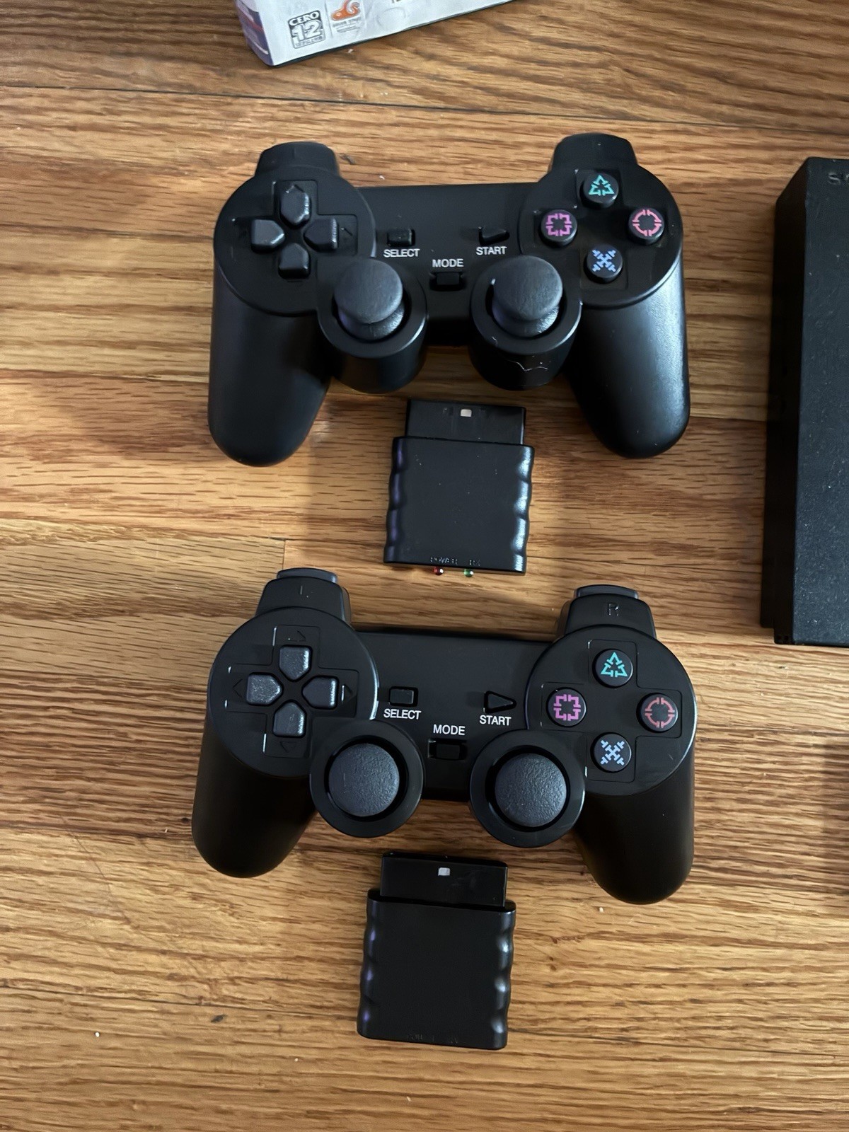 Sony PlayStation 2 Slim PS2 + 2 Controllers + 4 Rare Japanese Games + OEM Cables