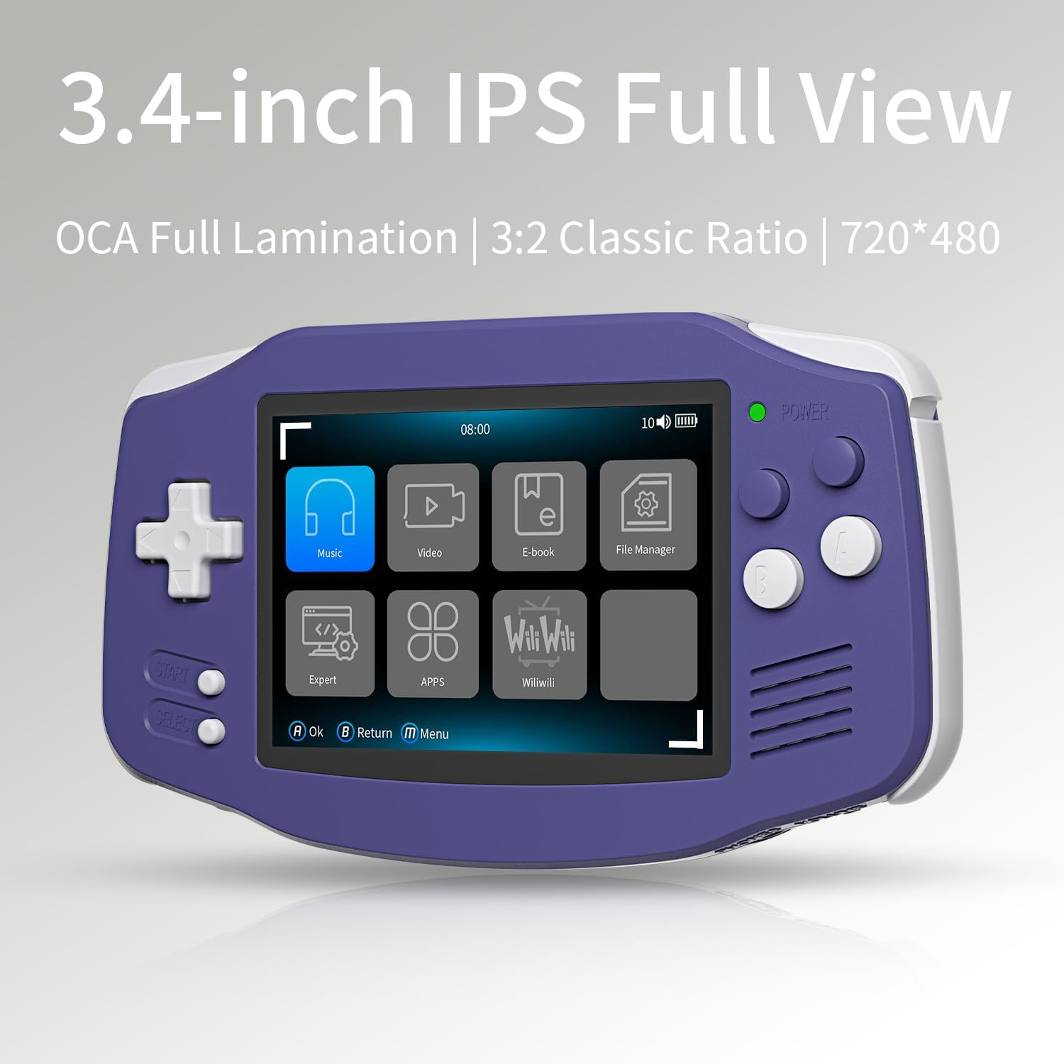 Retro Handheld Game Console RG34XX with 5000+ Games, WiFi & Bluetooth