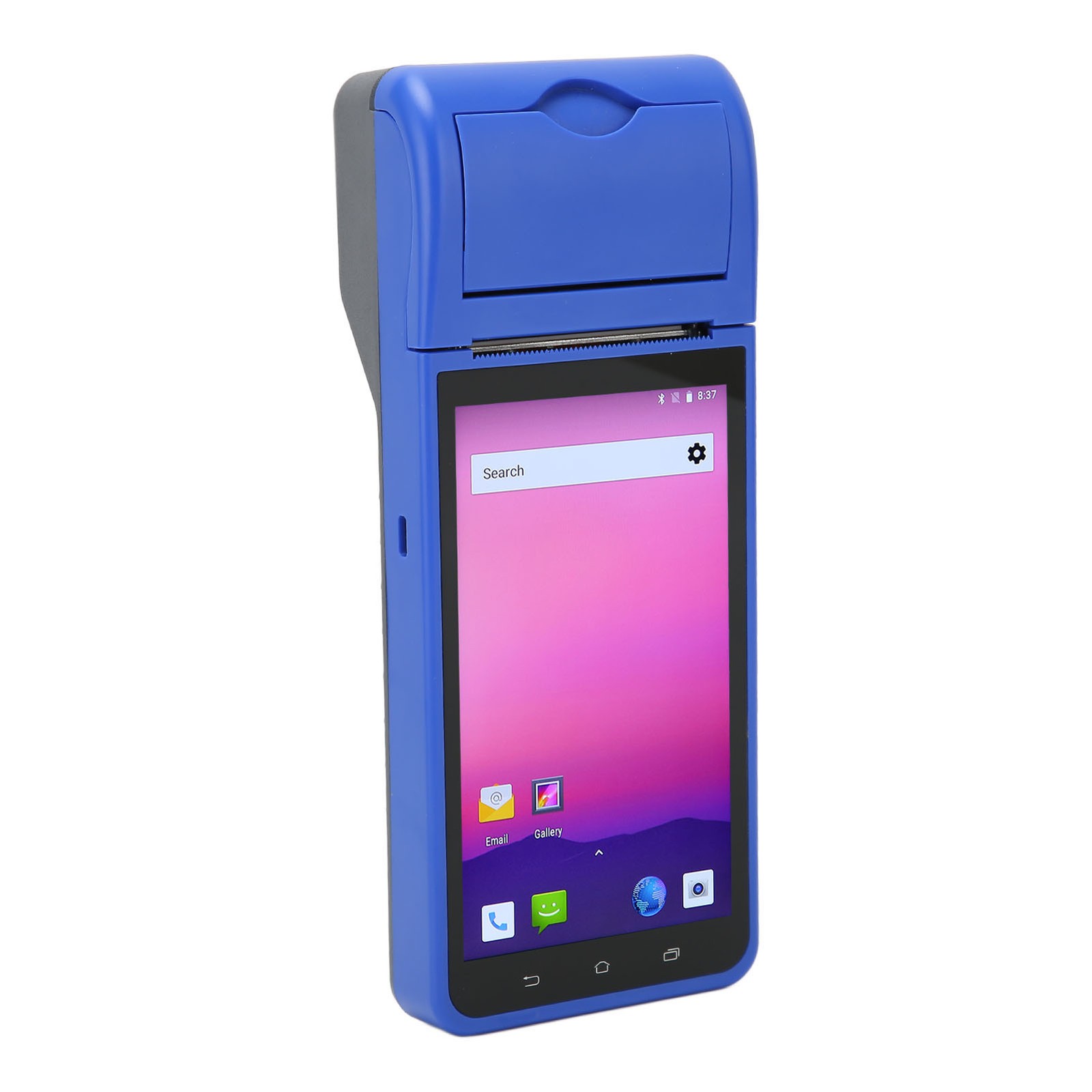 Handheld POS Machine 1280 X 720 HD Screen Thermal Printing Auto Focusing