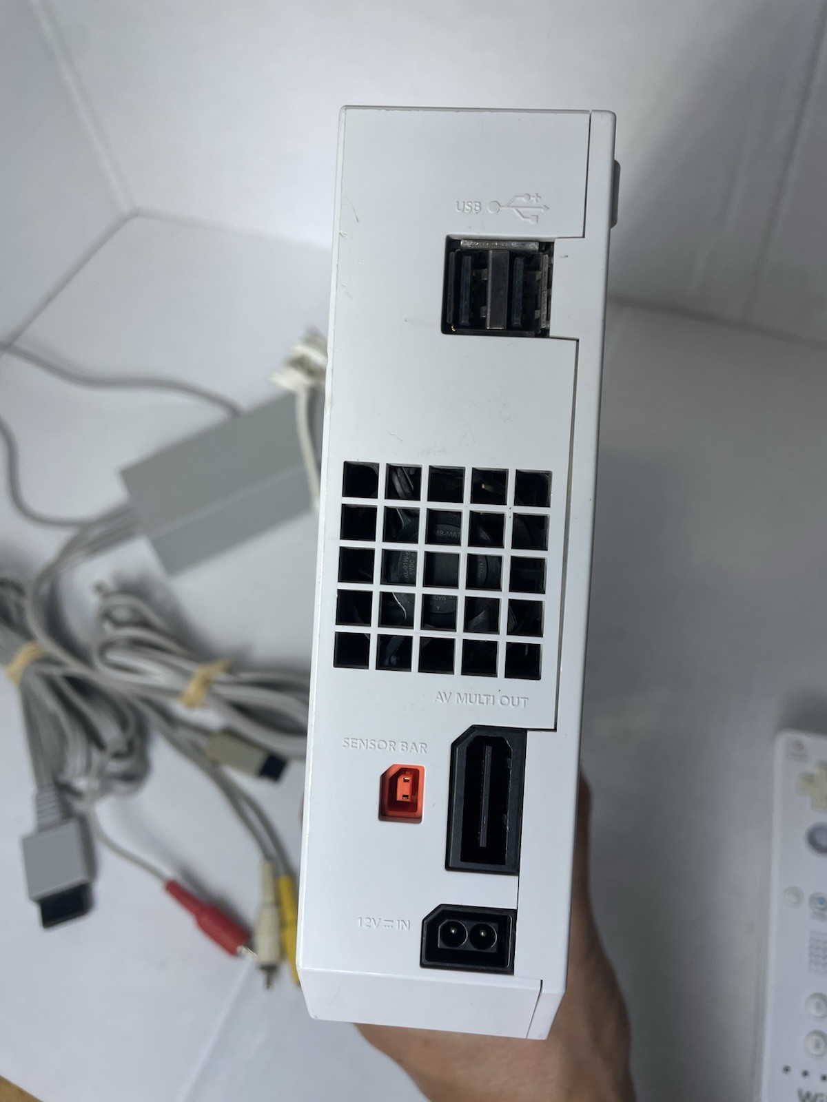COMPLETE Nintendo Wii White Gaming Console RVL-001 LU (NTSC) OEM SET