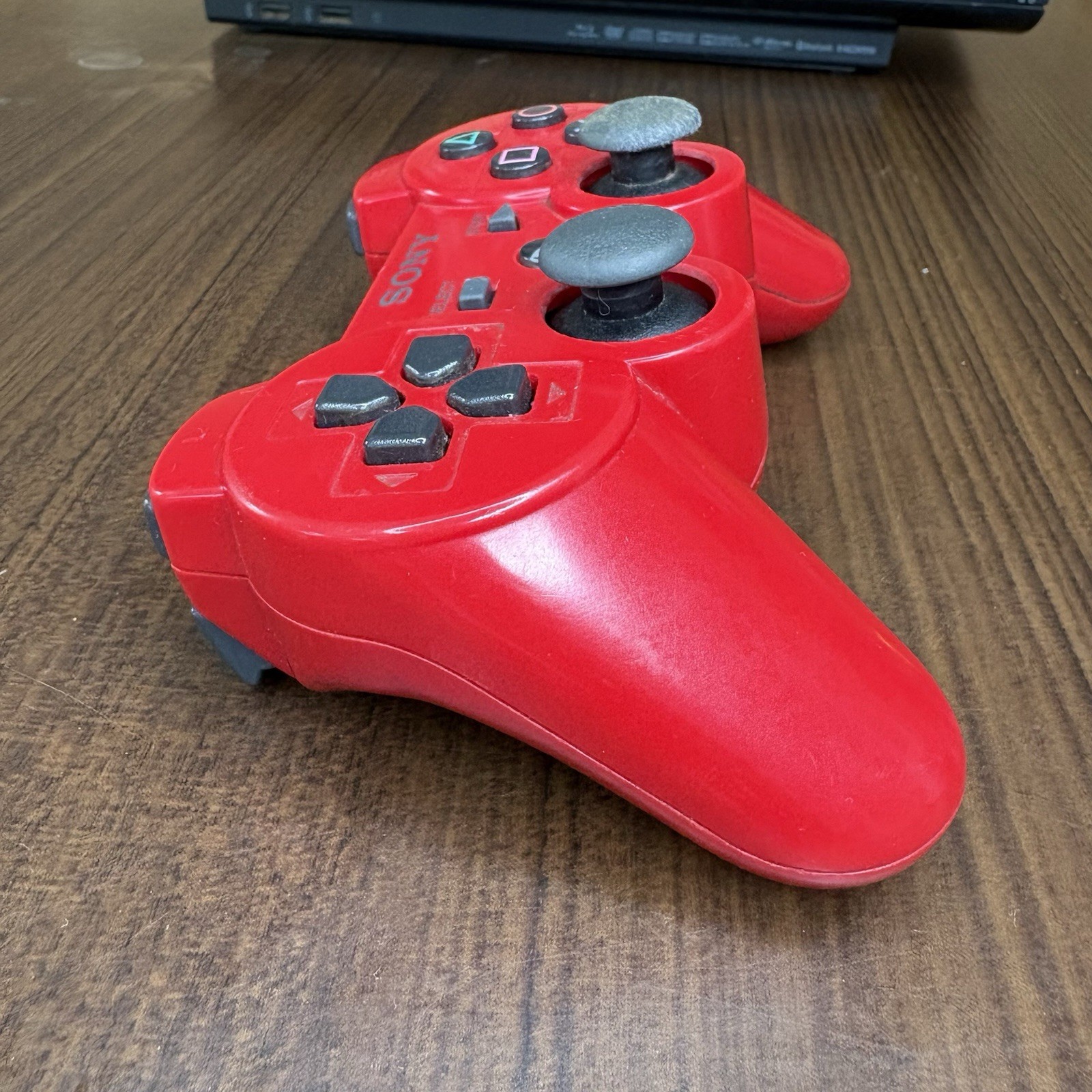 Sony PlayStation 3 CECH-4001B Console w/Red DualShock 3 Controller Tested