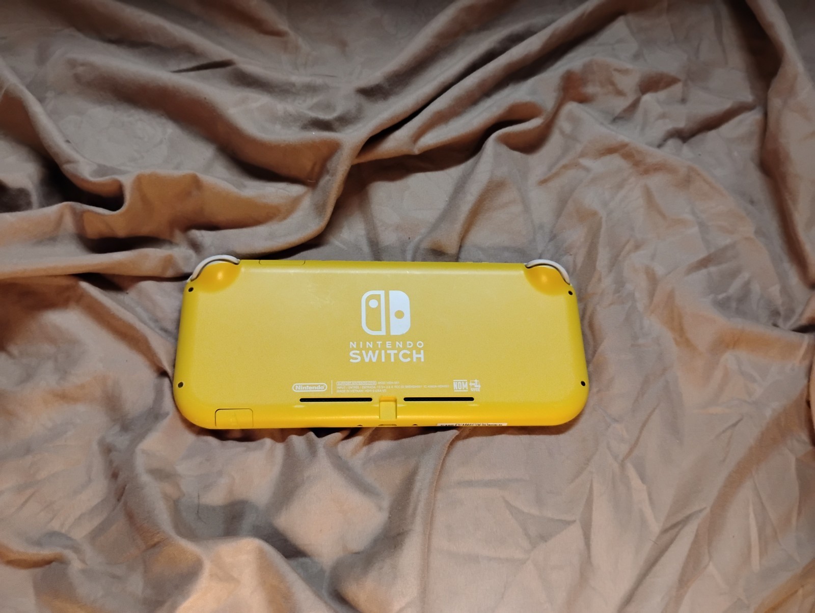 Nintendo Switch Lite Yellow 32GB 720p Handheld System w/ AC Adapter Charger