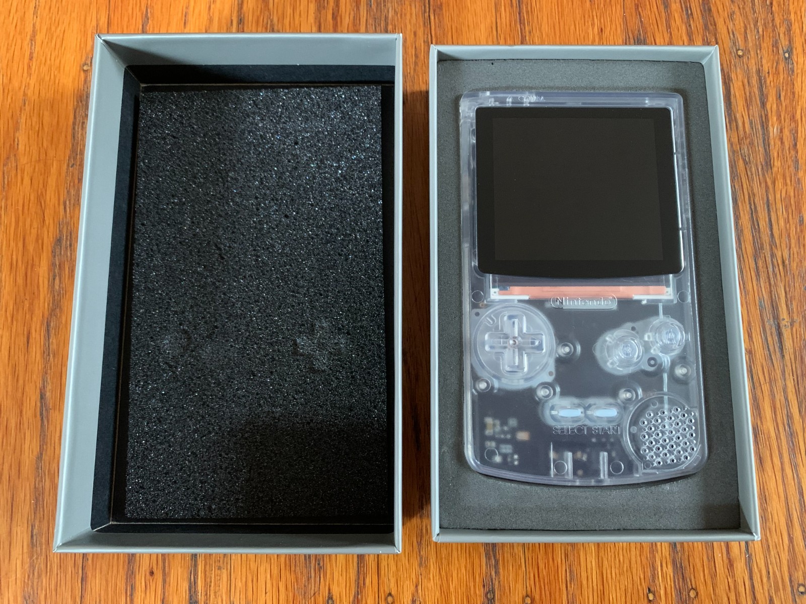 Funnyplaying FPGBC clear console system with box FPGA Game Boy Color