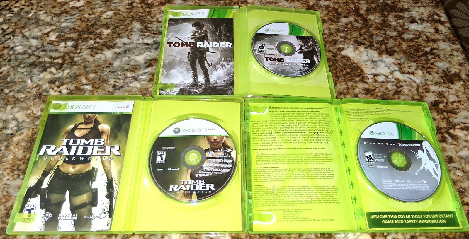 XBOX 360 ARCADE W/ 20GB HD AND 29 GAMES, 2 CONTROLLERS- EXCELLENT QUALITY