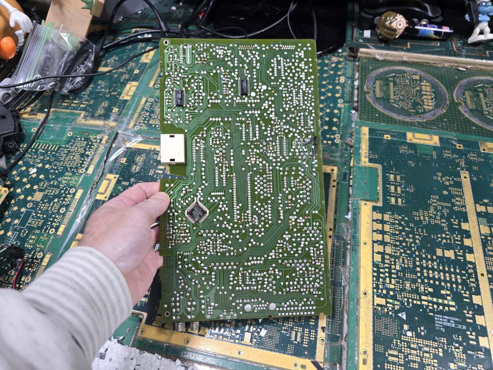 Philips CDI 910 EXACT CORROSION Motherboard-Not Tested-Intact-PARTS-READ ALL