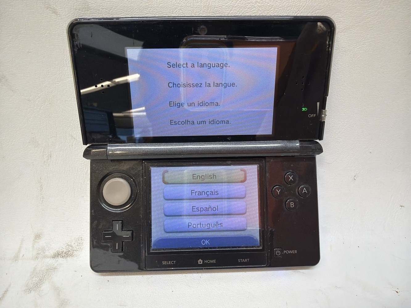 Nintendo 3DS CTR-001 Black Handheld System