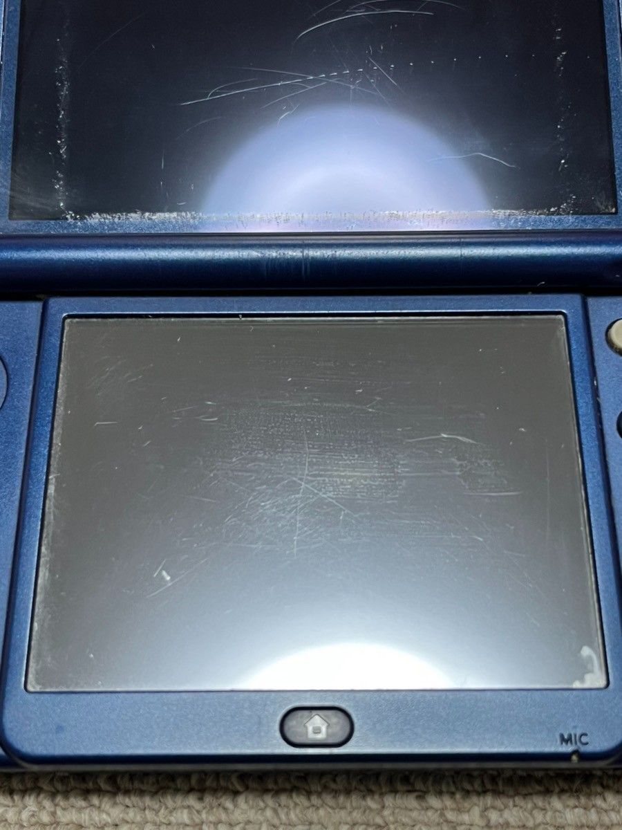 New 3DS LL XL Metalic blue Japan Nintendo Console region Japanese B969