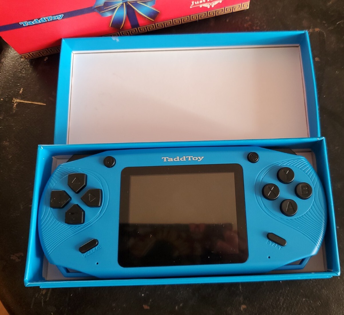 TaddToy 16 Bit Handheld Game Console for Kids Adults, 3.0” Large Screen Preload