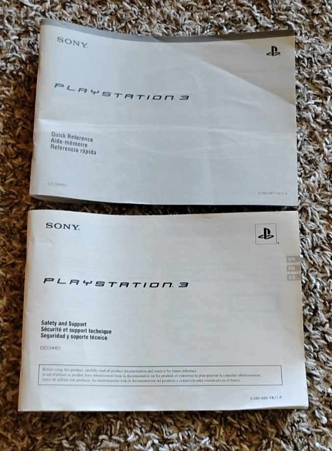 Sony PlayStation 3 Launch 40GB TESTED WORKING PS3 CECHH01 w controller and BOX