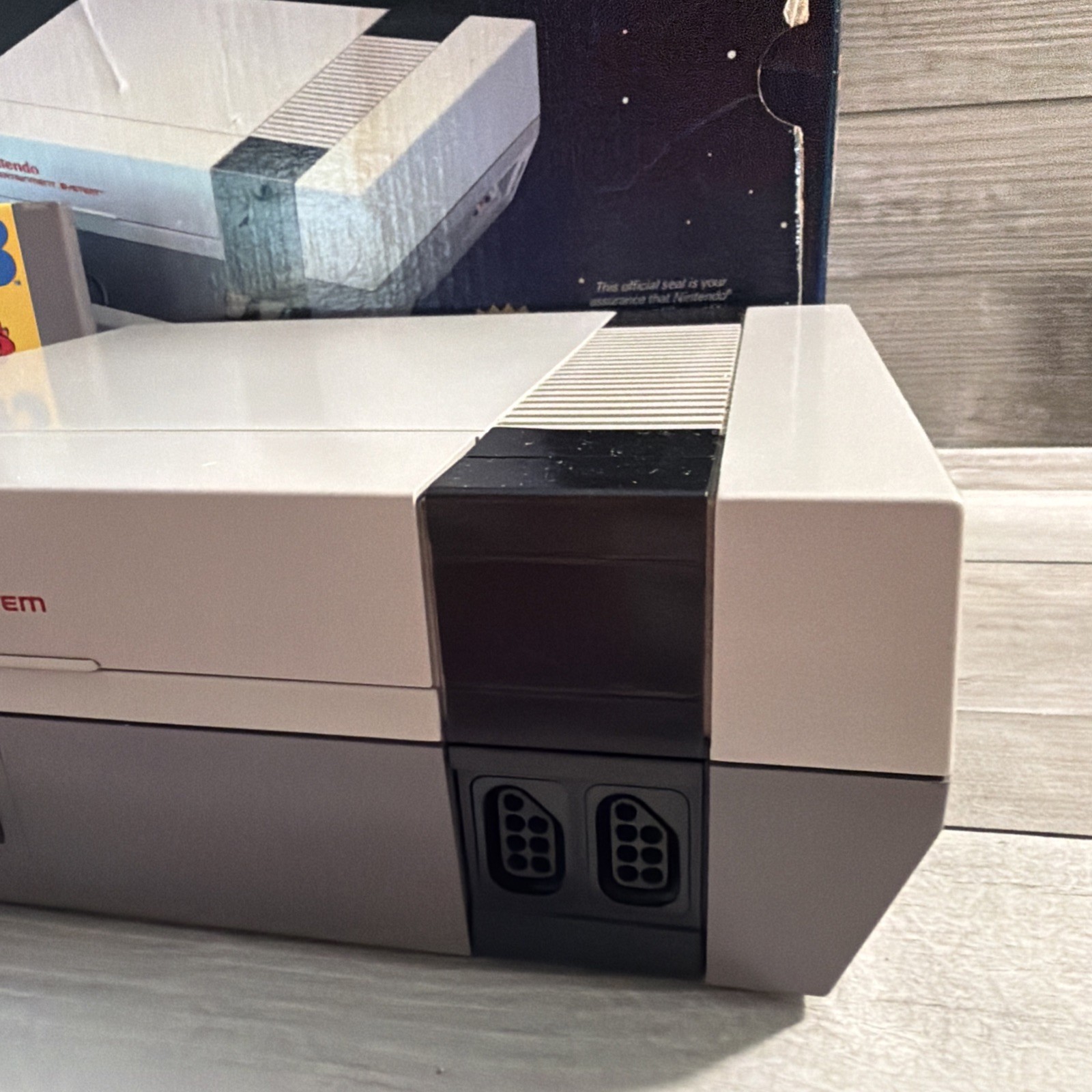 Nintendo NES Control Deck Mario Trilogy 1 2 3 Bundle In Original Box 2 Controls